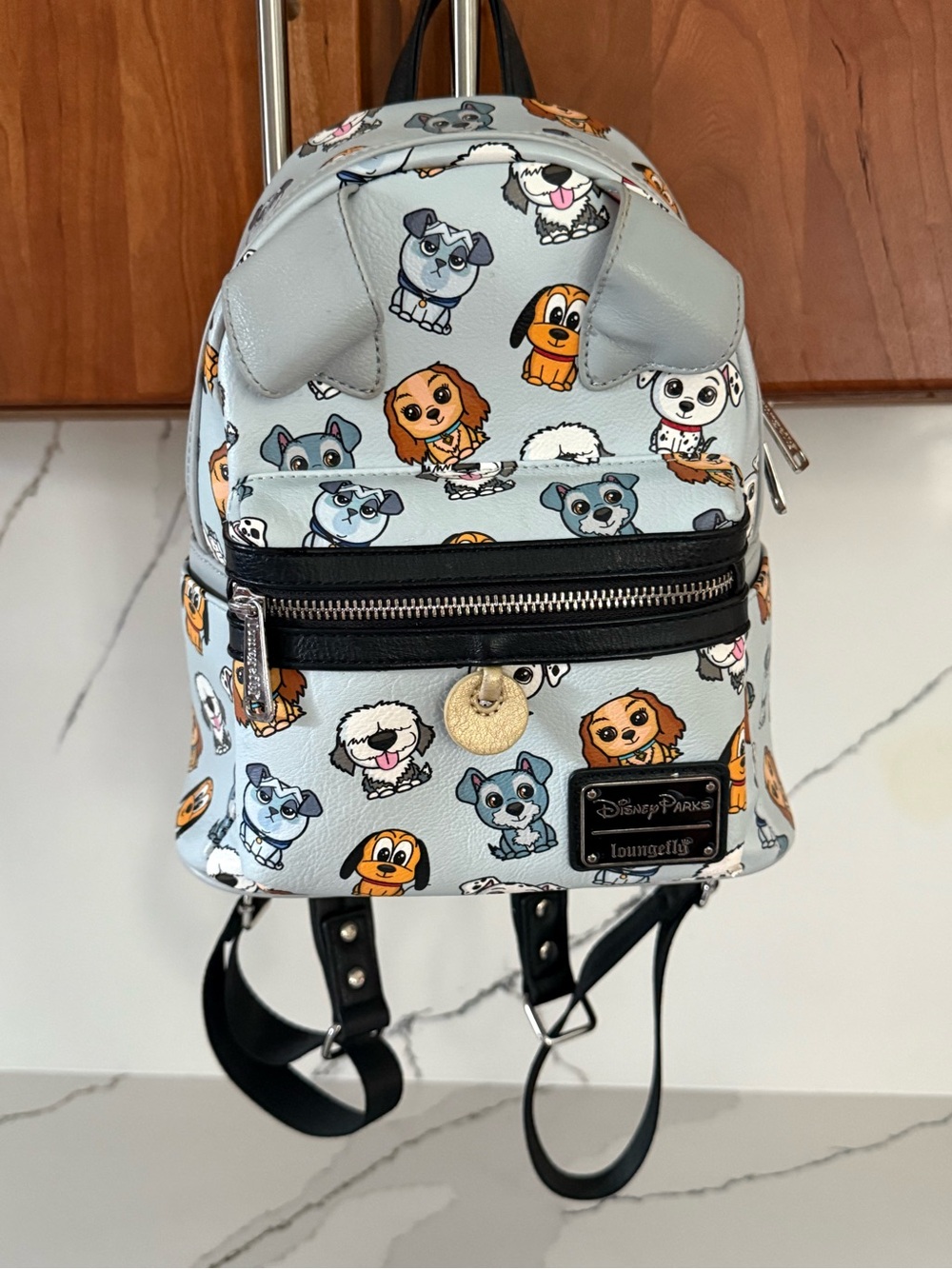 Disney Parks Loungefly Disney Dogs Mini Backpack Pluto Lady Tramp Pongo Rare